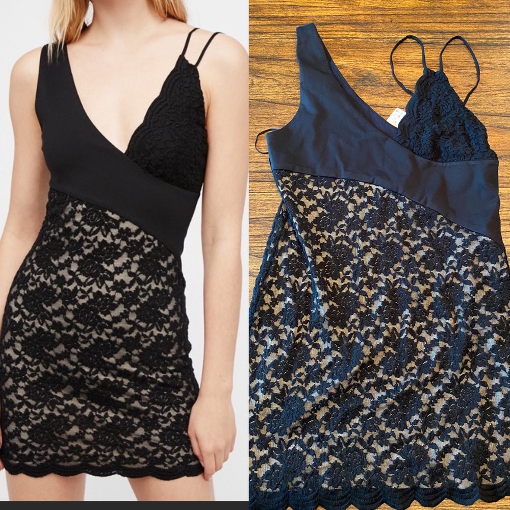 Free People Black Dress